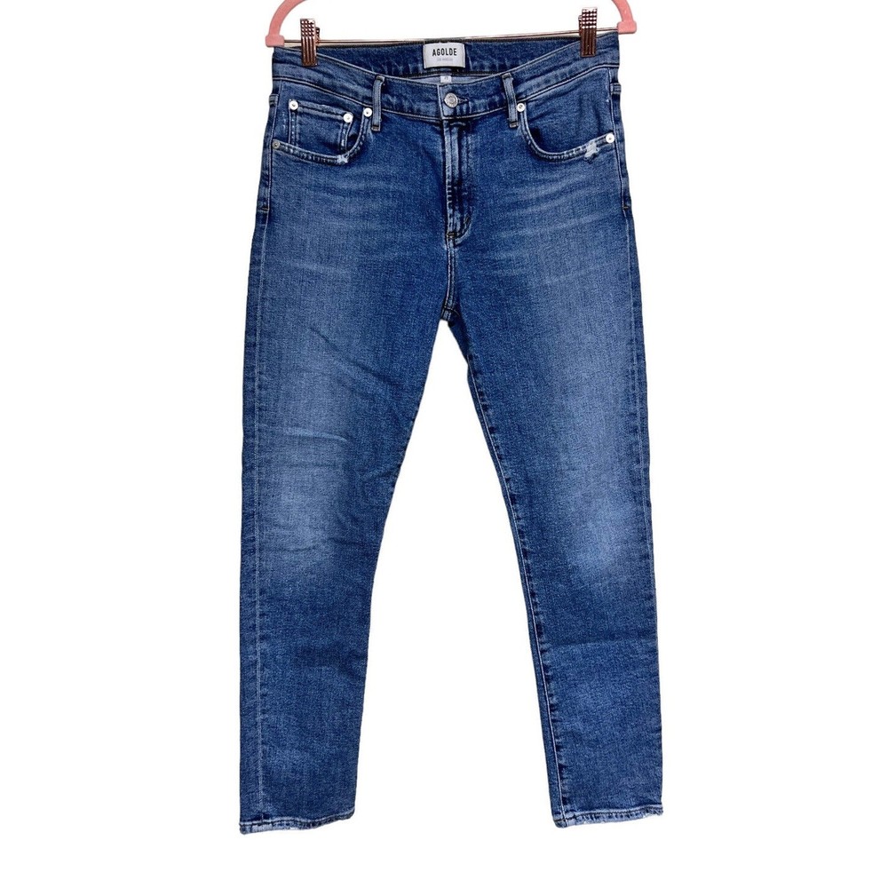 Agolde Toni Mid-Rise Straight Leg Jeans Viewpoint Women's Size 29